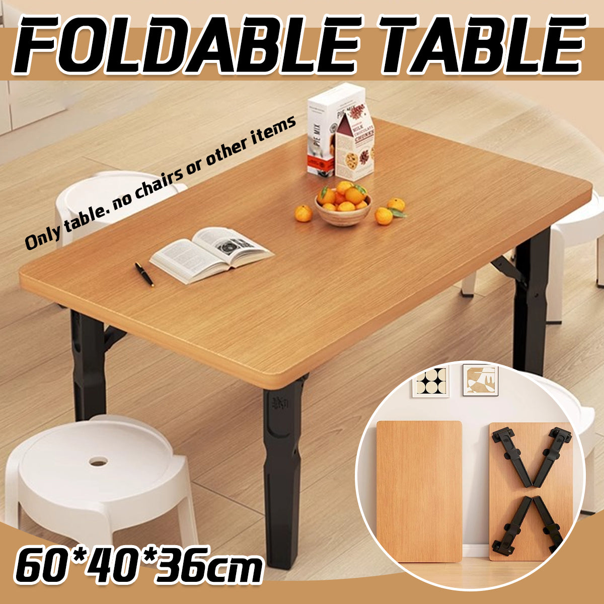 Small Folding Table with Compact Portable Design