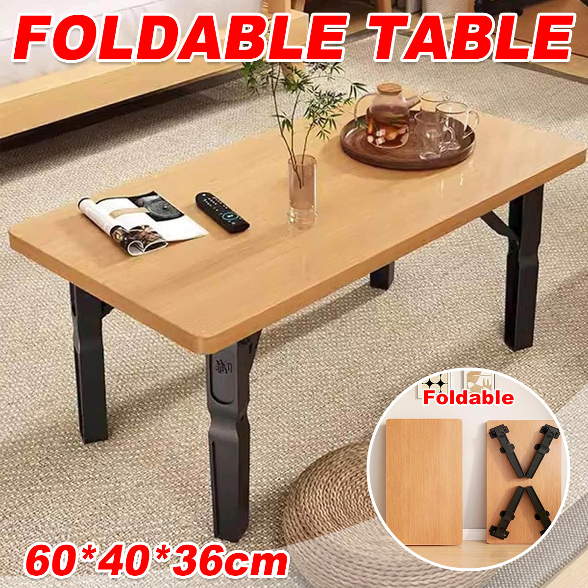 Small Folding Table with Compact Portable Design