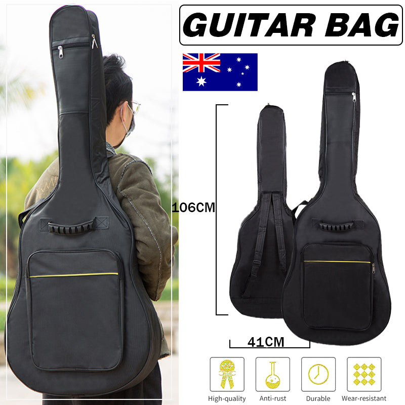41in Acoustic Guitar Bag Padded Gig Backpack