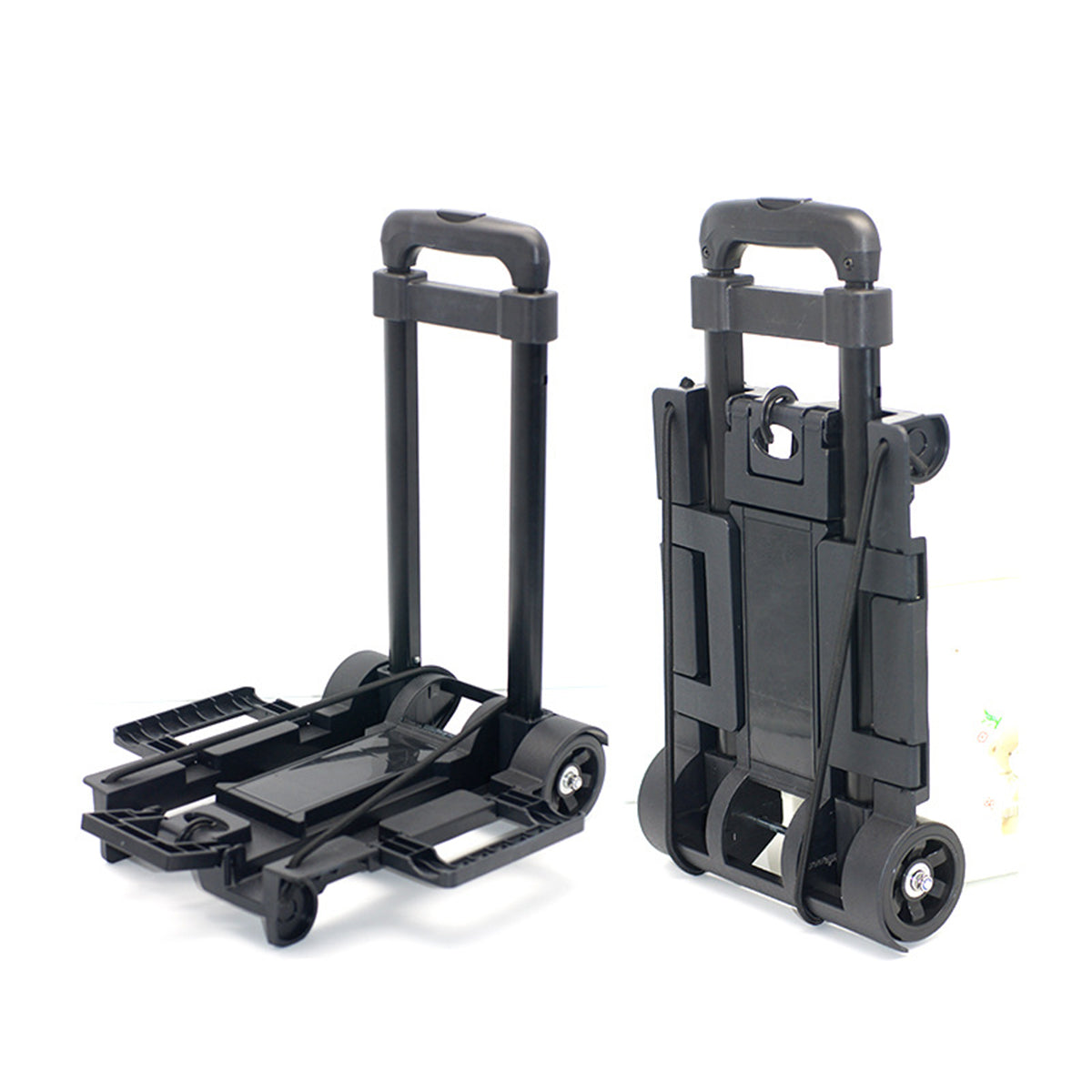 Foldable Shopping Trolley with Telescopic Handle