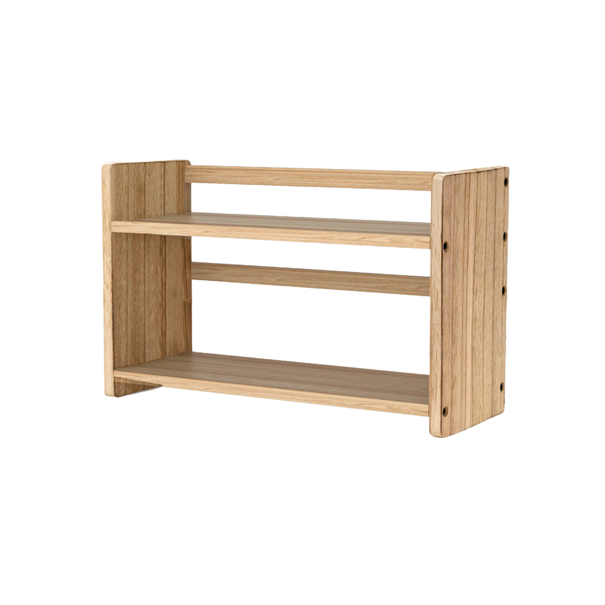 Solid Wood Movable Book Stand Desk Shelf Storage Decor