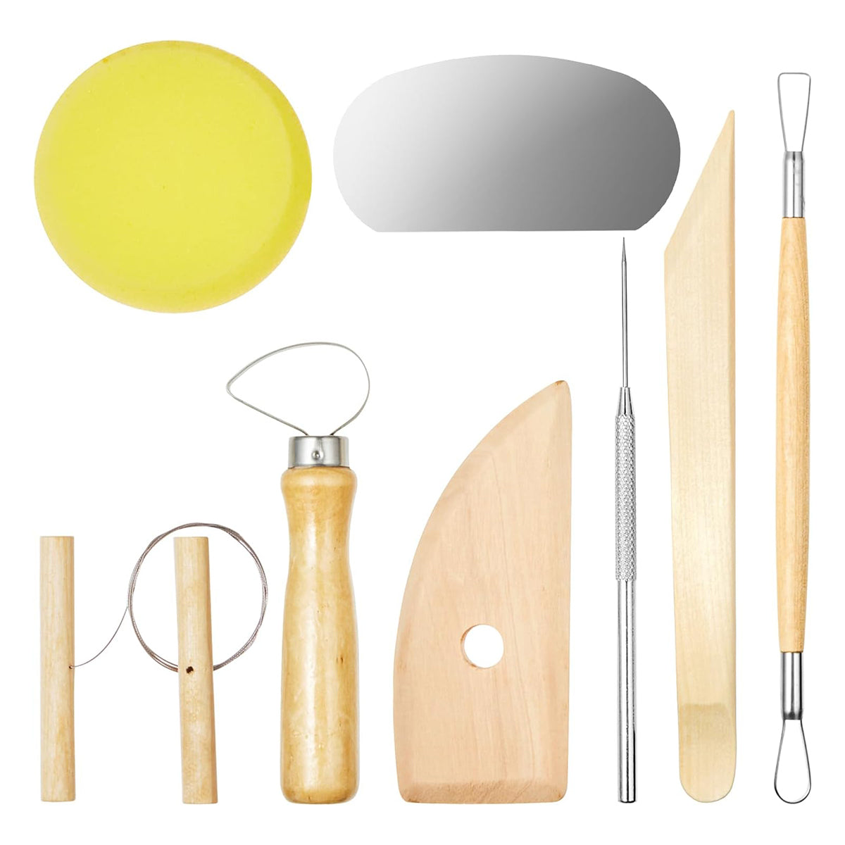 8 Pcs Pottery Sculpting Tool Set for Art Craft Use