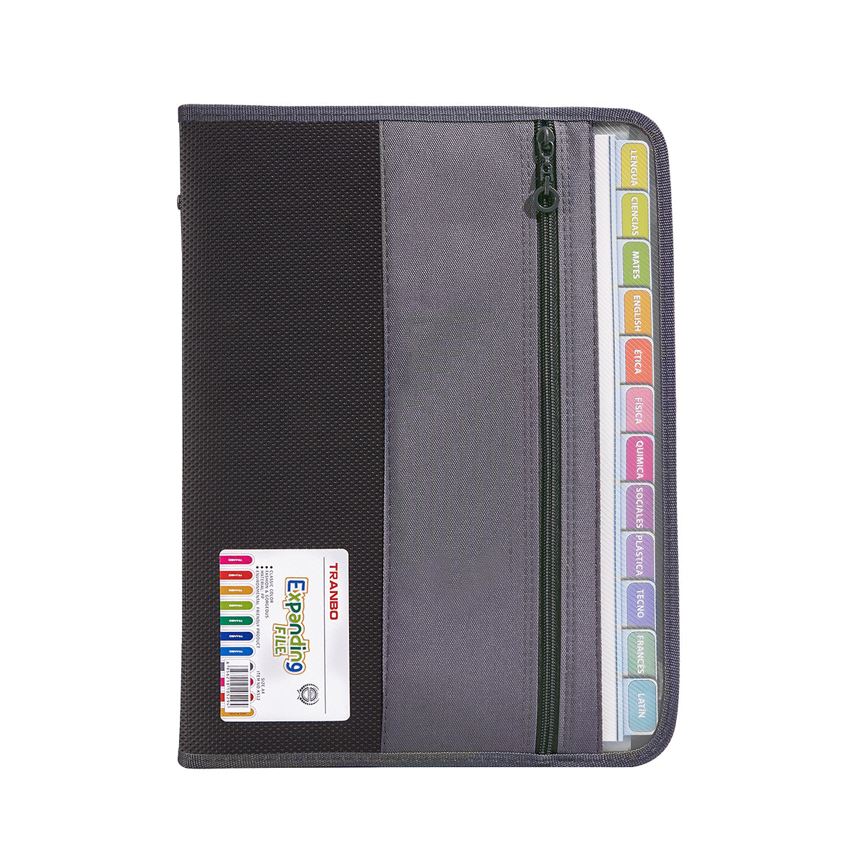 Accordion File Folder 13 Pockets Double Zipper Waterproof