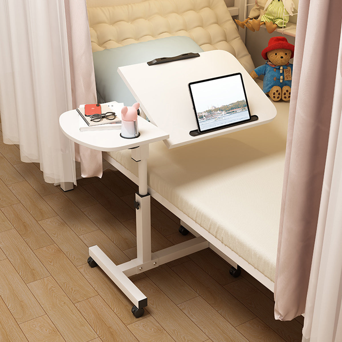 Portable Adjustable Laptop Desk Stand Mobile Table