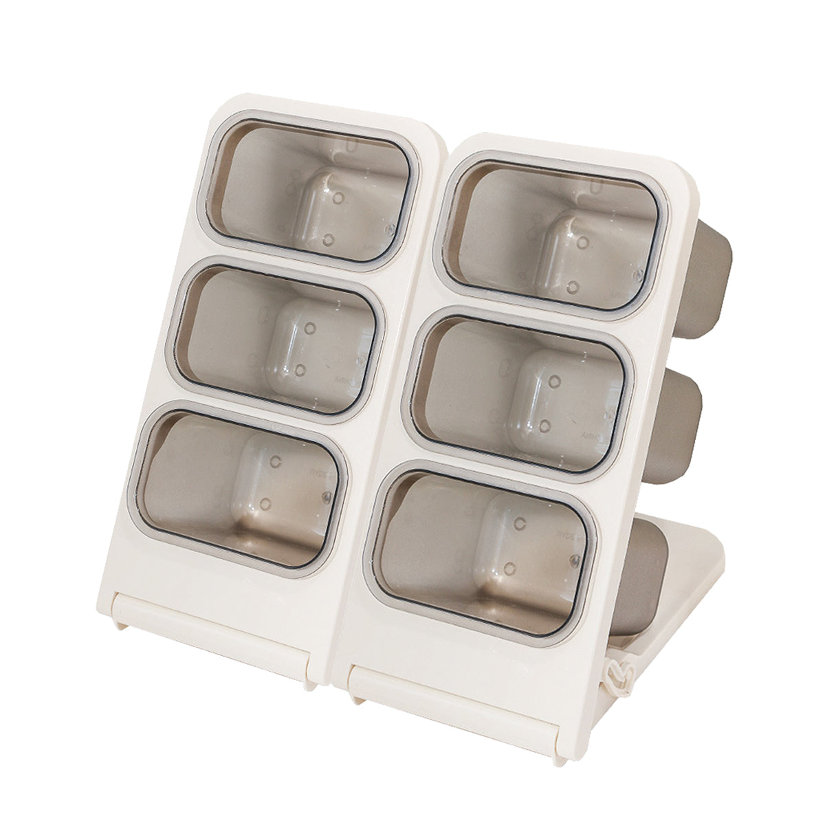 2 Pcs Large Capacity Desk Organiser Slanted Pen Holder PET ABS