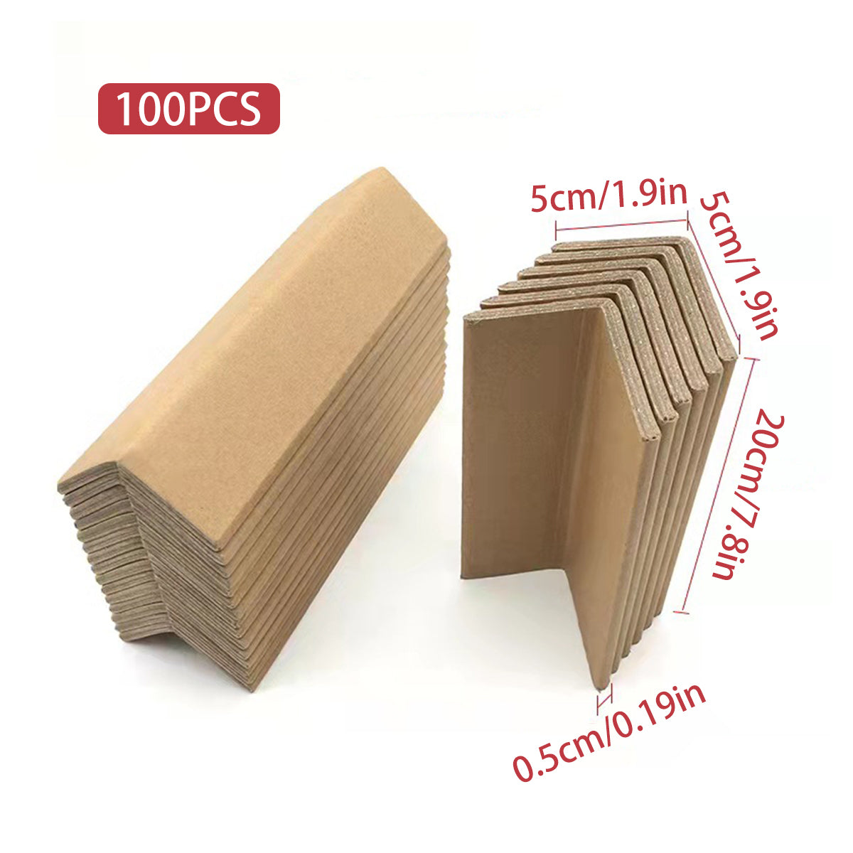L-Shaped Paper Corner Protectors 100pcs Shipping