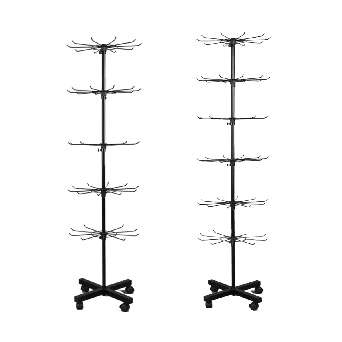 Rotating Jewellery Display Stand with Wheels