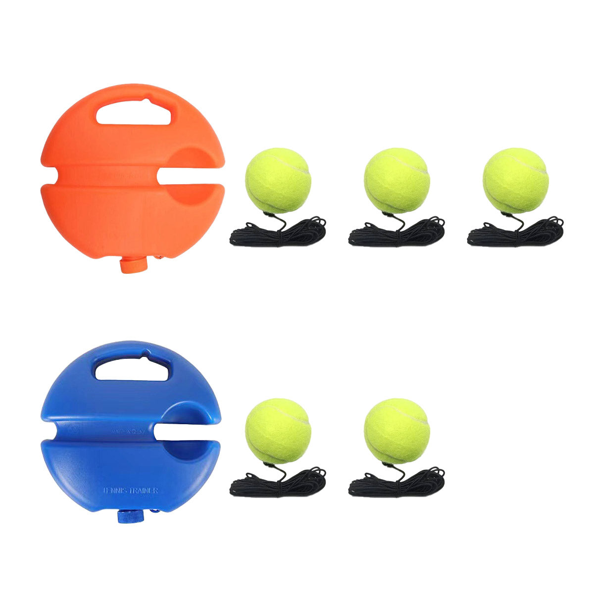 Tennis Trainer Rebound Ball with Elastic Cord Base