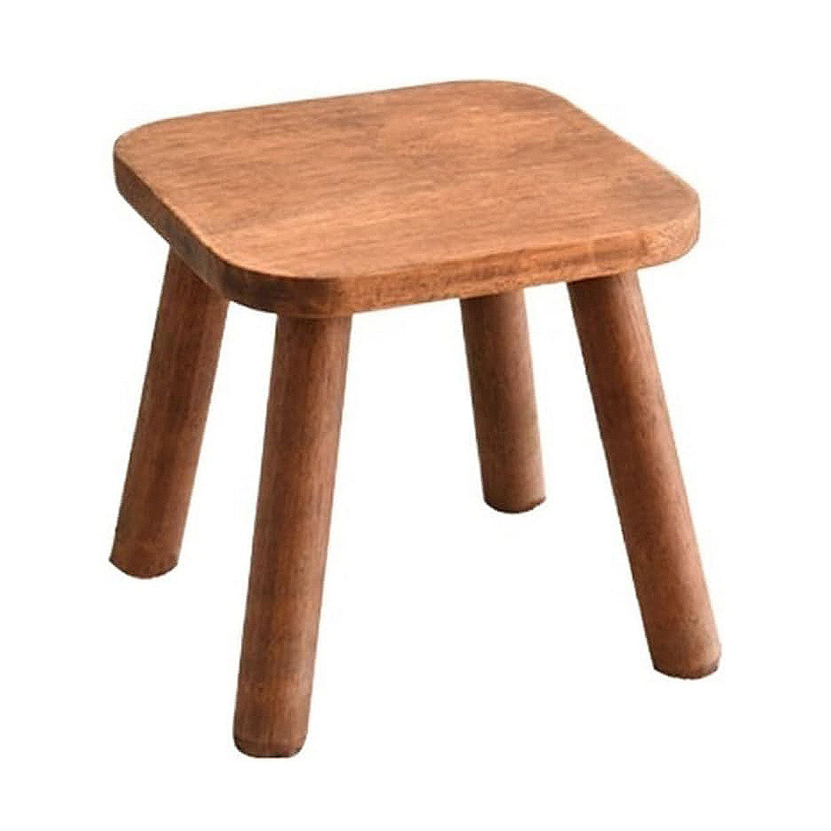 Solid Wood Short Stool for Kids Smooth Edges