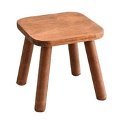 Solid Wood Short Stool for Kids Smooth Edges