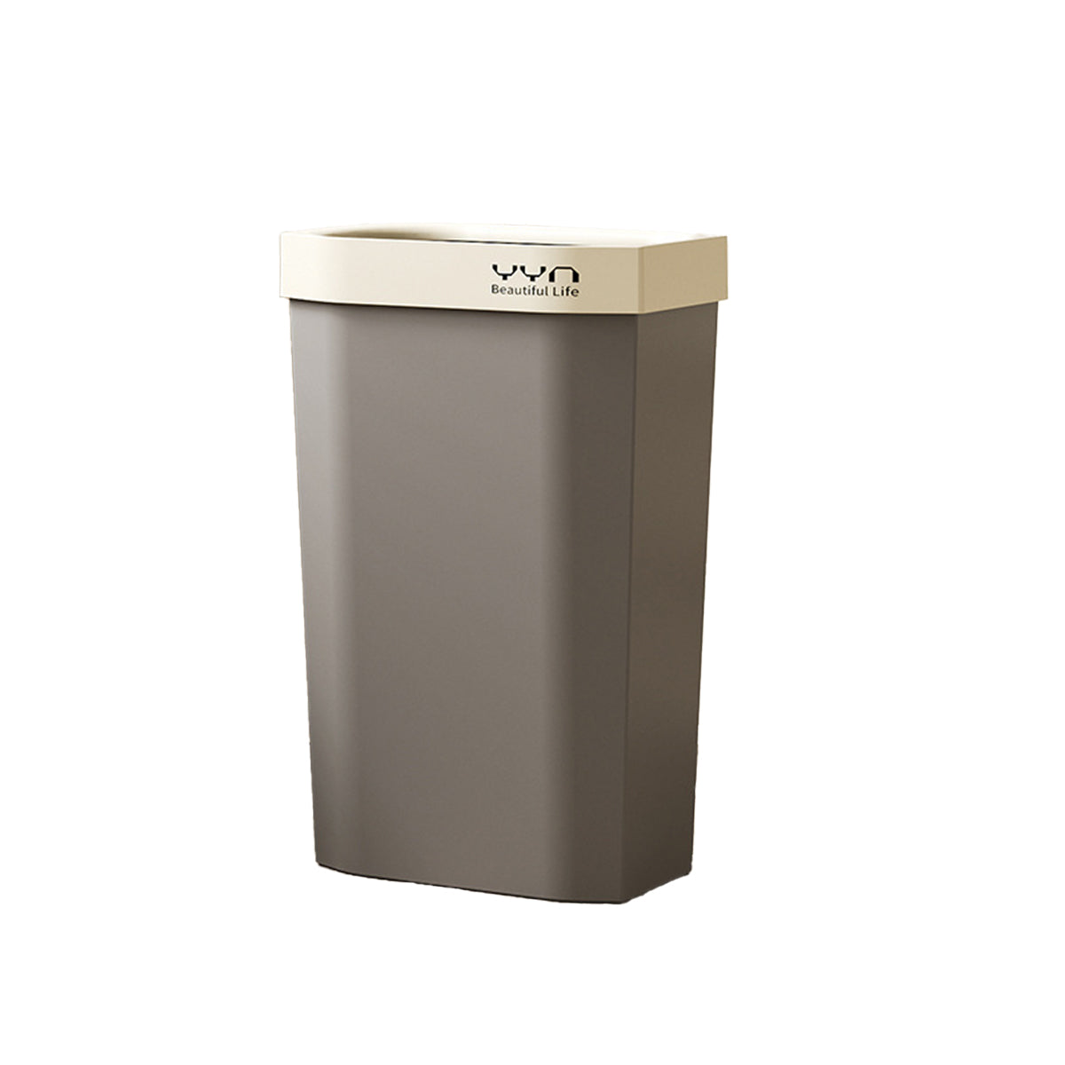40L Slim Open-Top Waste Bin for Kitchen