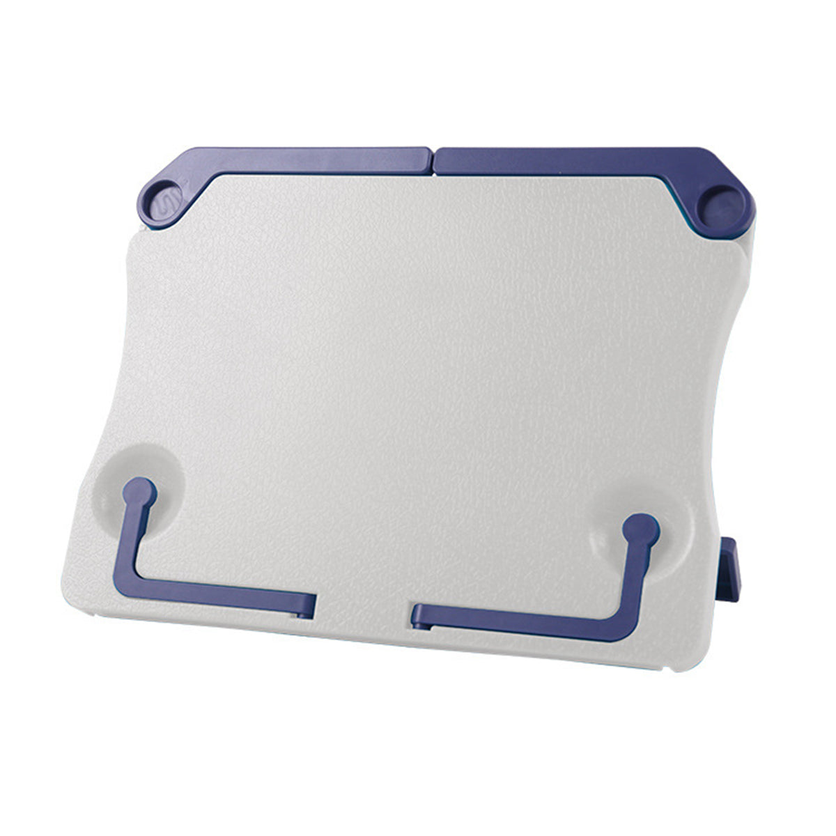 Portable Adjustable Plastic Bookshelf with Anti-Slip Base