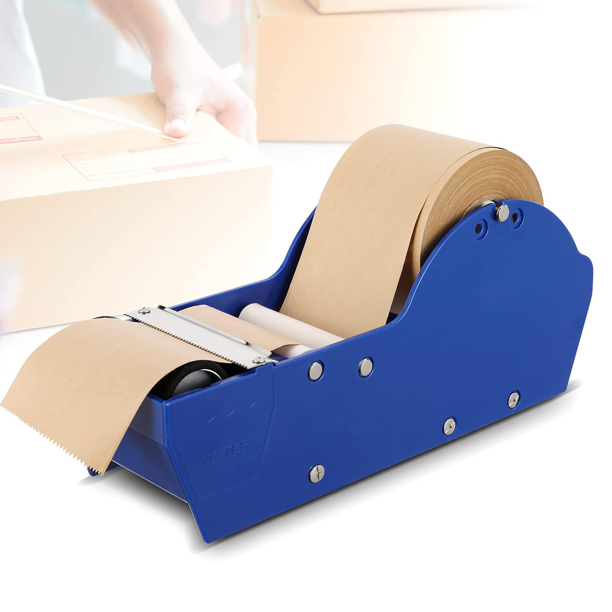 Water Activated Kraft Tape Dispenser for Boxes