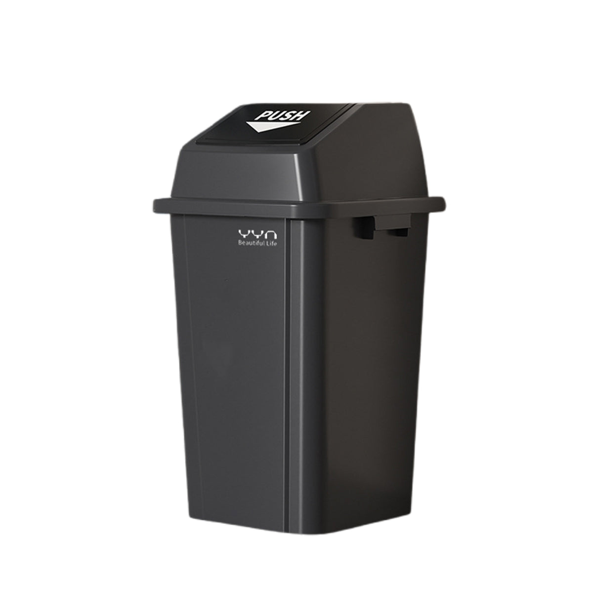 100L Square Trash Can with Handle and Lid Option