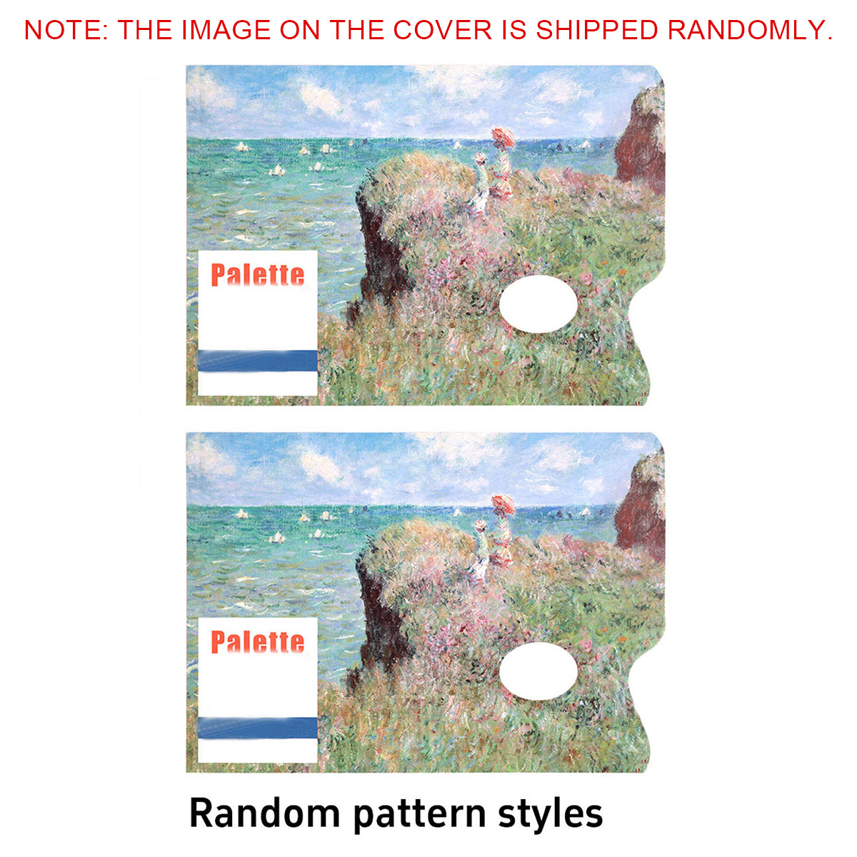 2 Pcs Double-Sided Disposable Paper Palette Sheets