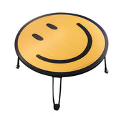 Foldable Small Table with Smiley Face Pattern for Children Use