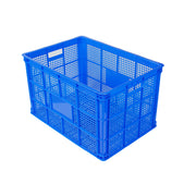 2pcs Heavy Duty PE Plastic Storage Baskets