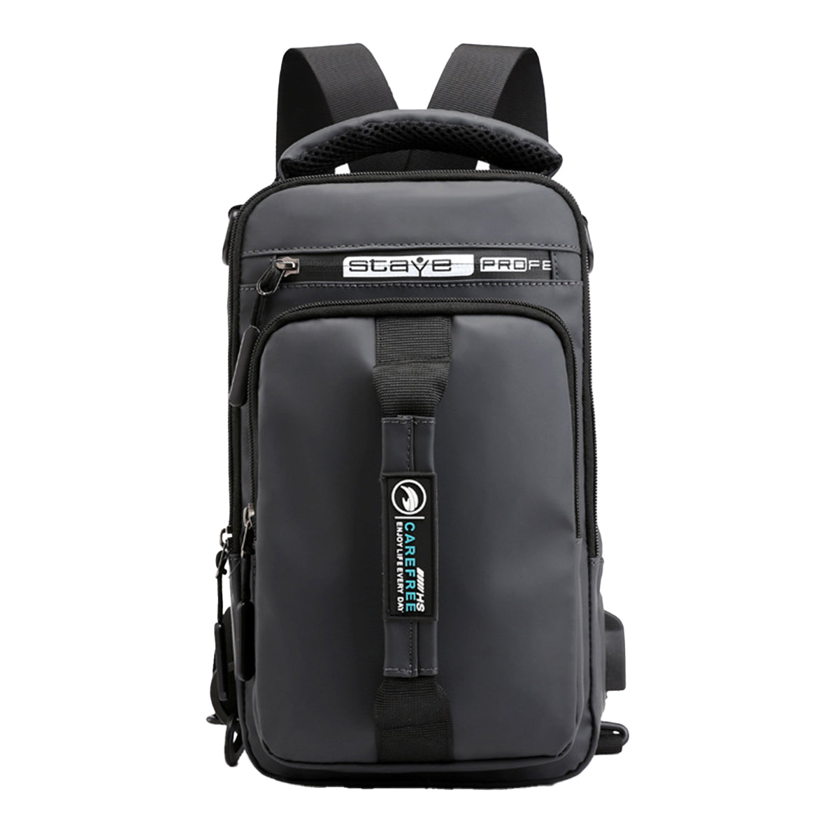 Multi-Function Shoulder Bag with USB Charging Port