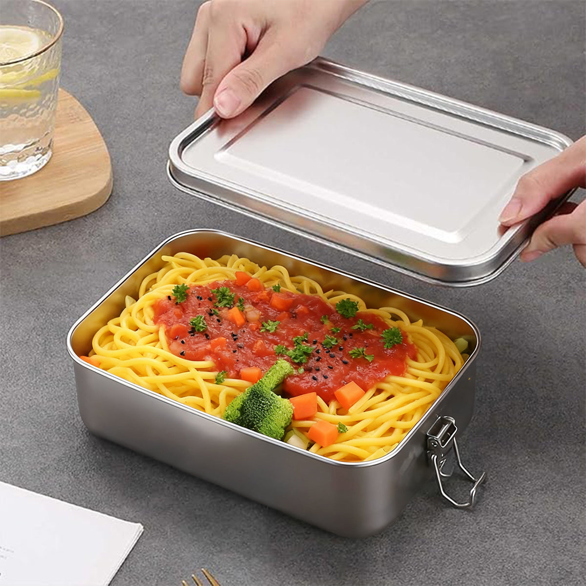 304 Stainless Steel Lunch Box Leakproof Storage