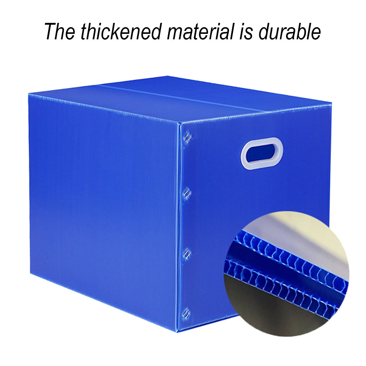 Foldable Waterproof Plastic Storage Box for Moving