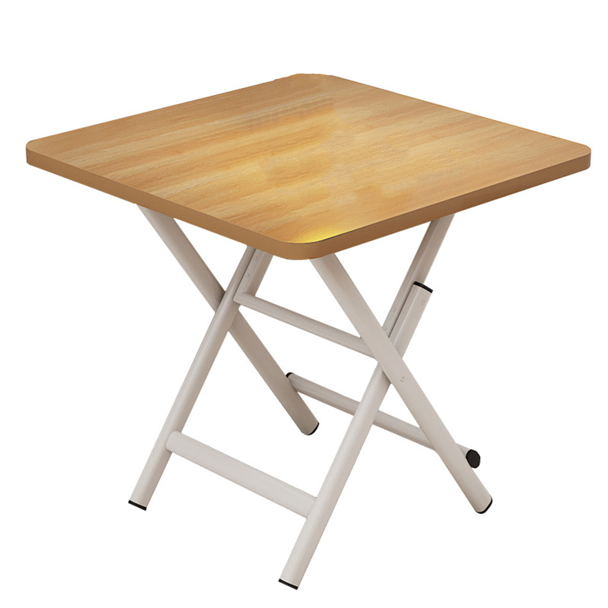 60cm Wooden Folding Square Table for Home and Workspace