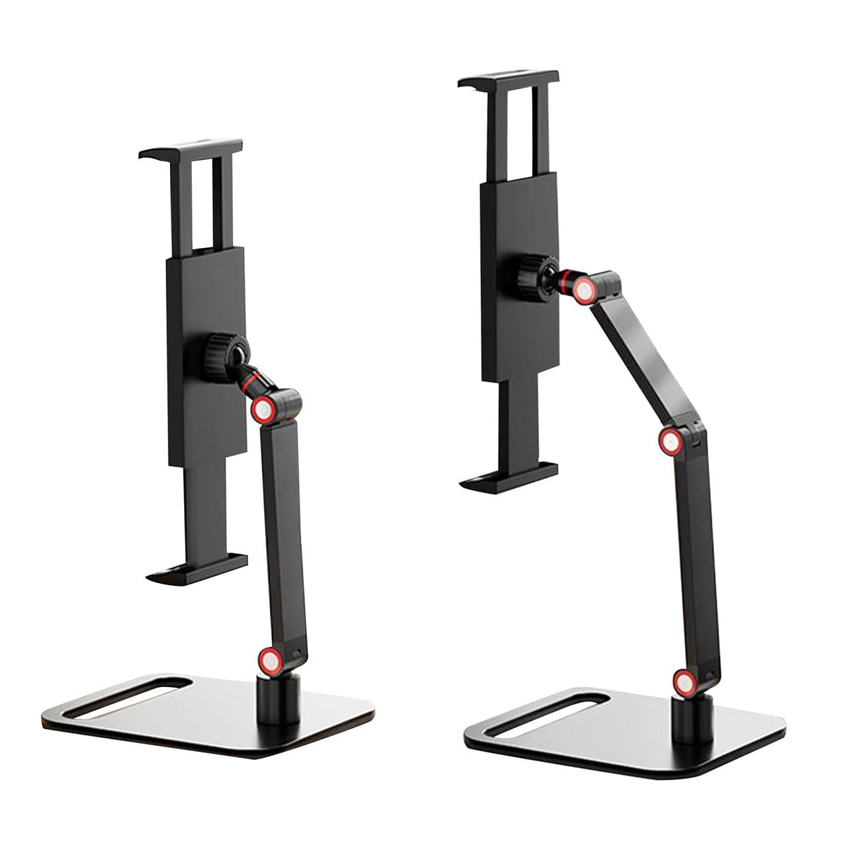 Folding Monitor Stand Adjustable Carbon Steel