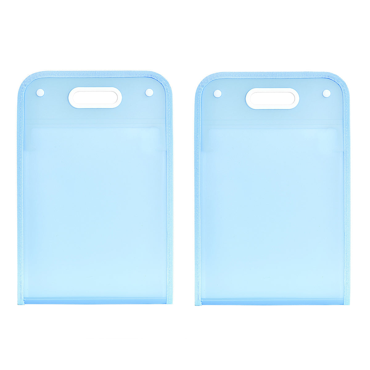 2 Pcs A4 File Storage Bag 13-Pocket Large Capacity Organizer