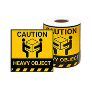 Heavy Object Warning Labels 300pcs Roll