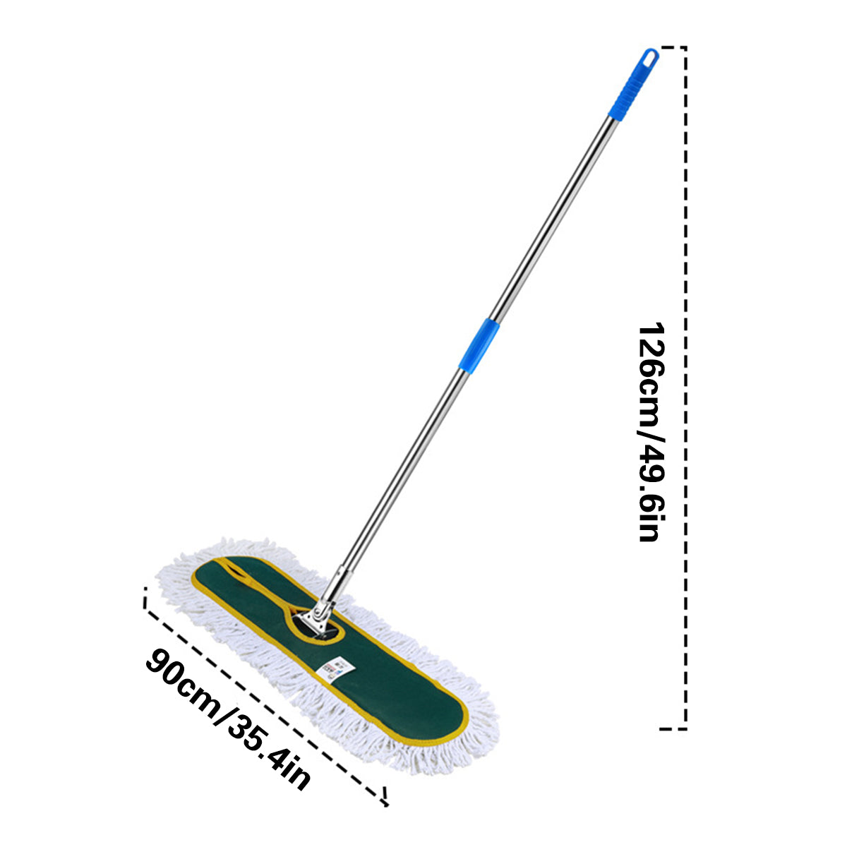 Extra Long Flat Mop with 180 Rotating Handle