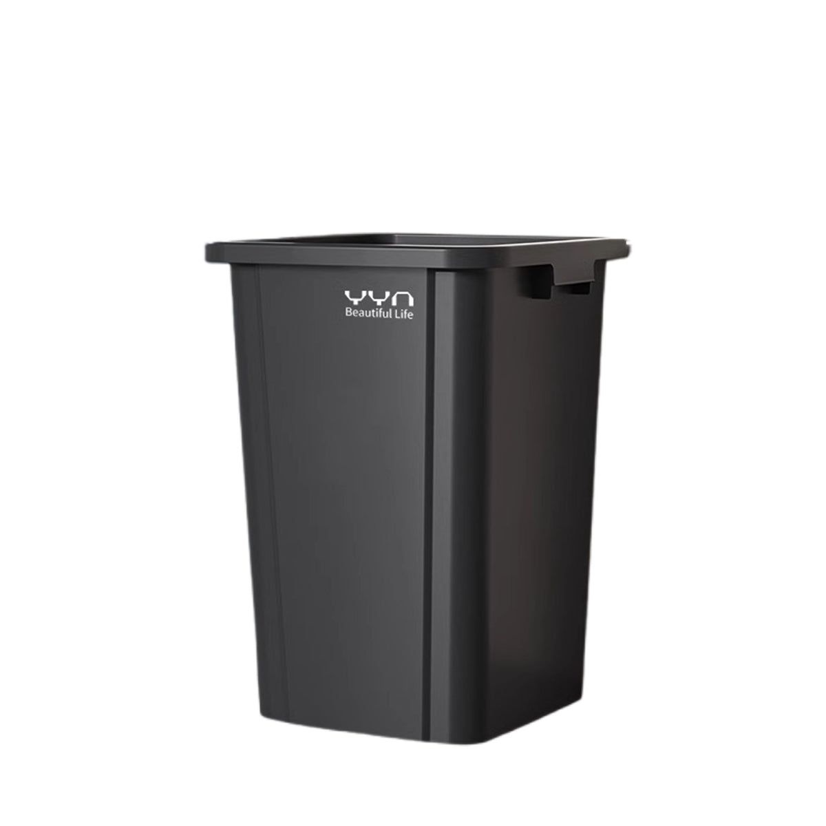 100L Square Trash Can with Handle and Lid Option