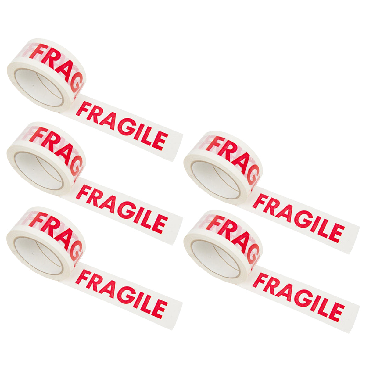 5 Rolls Fragile Stickers High Adhesion Shipping