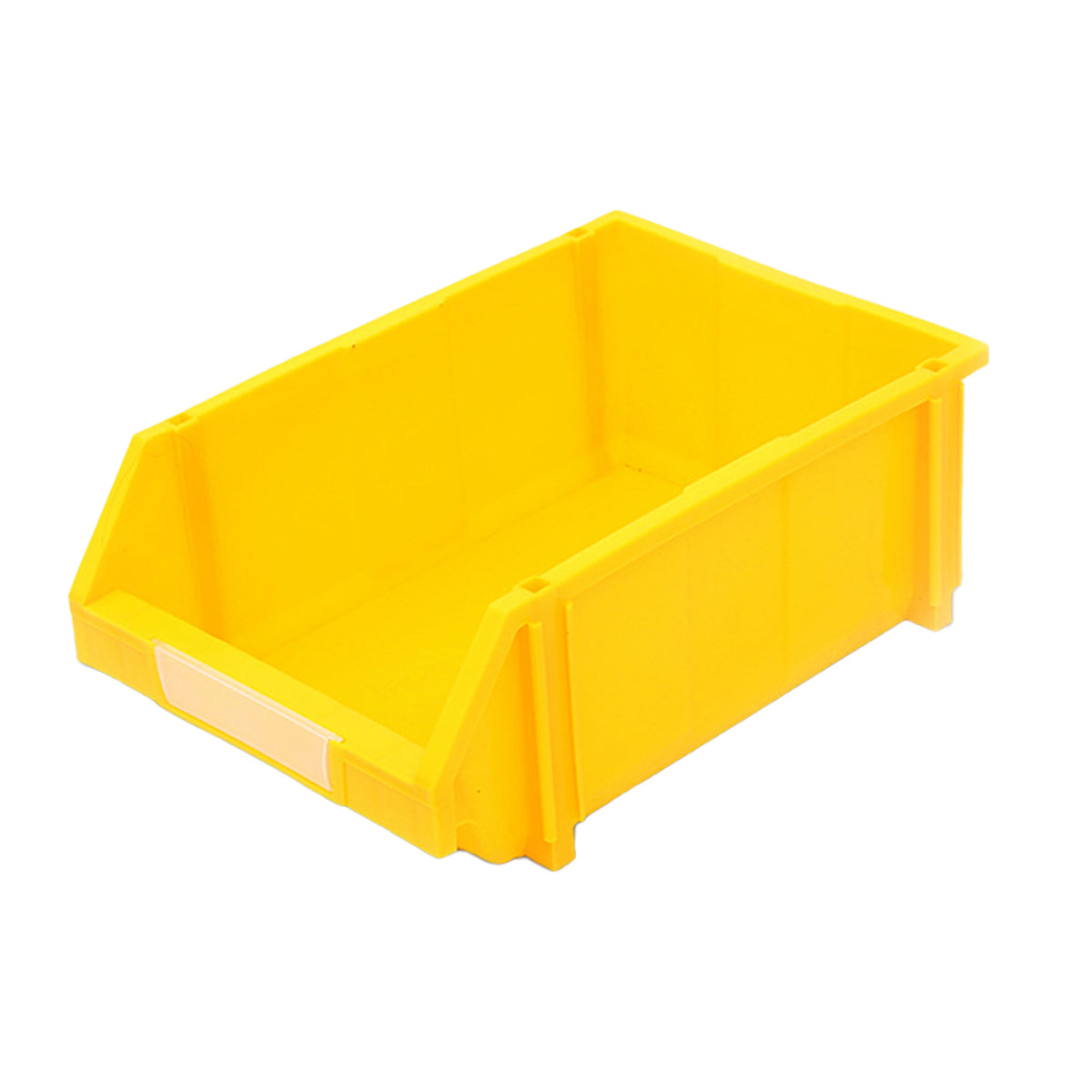 2pcs Slanted PE Storage Box with Label Clip