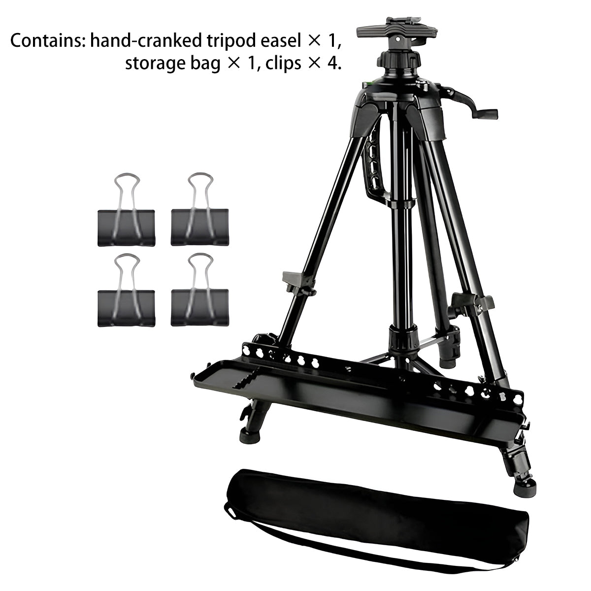 Portable Metal Artist Easel Adjustable Tripod Display Stand