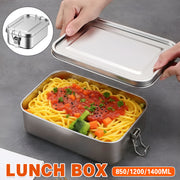 304 Stainless Steel Lunch Box Leakproof Storage