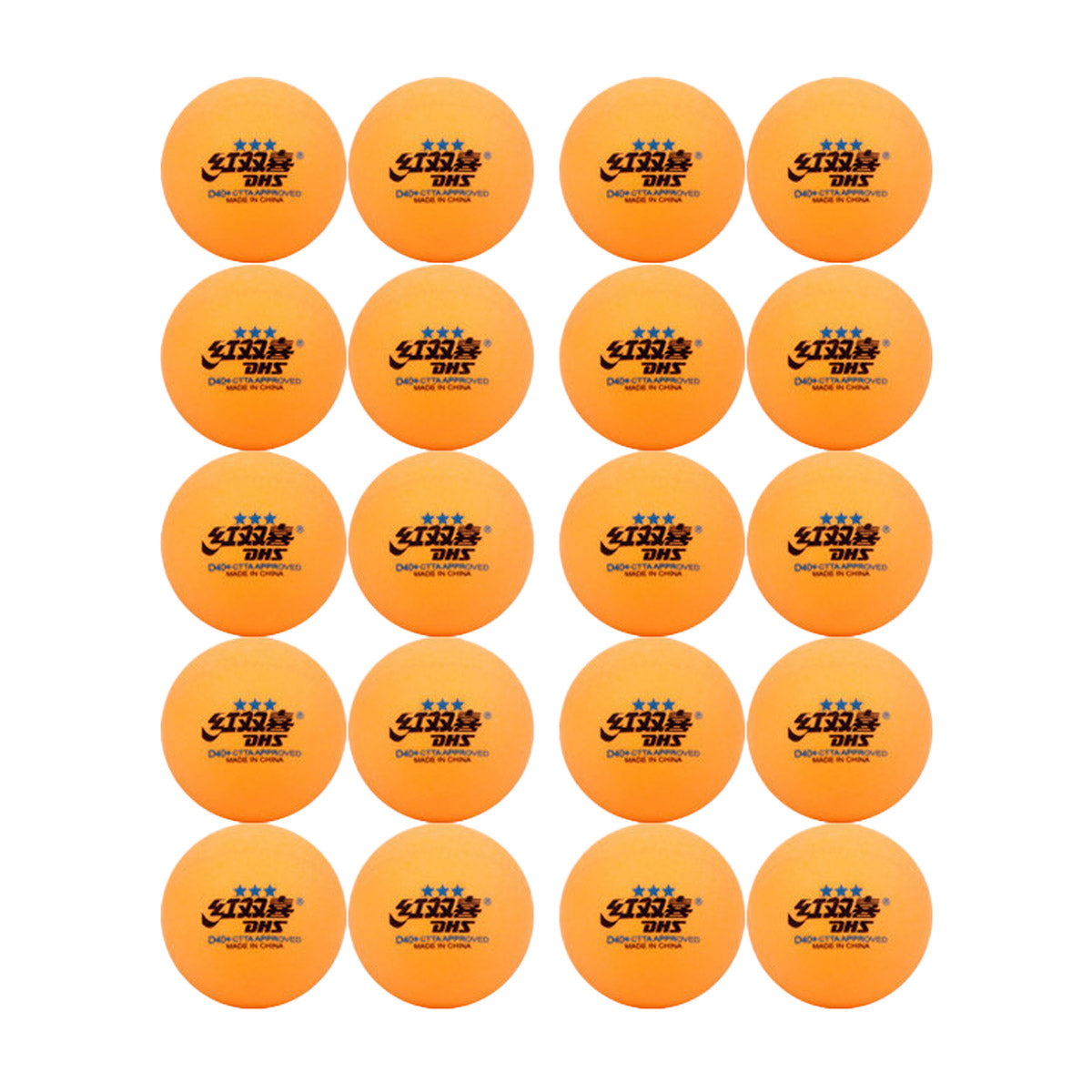 20pcs Indoor Table Tennis Balls 40mm ABS