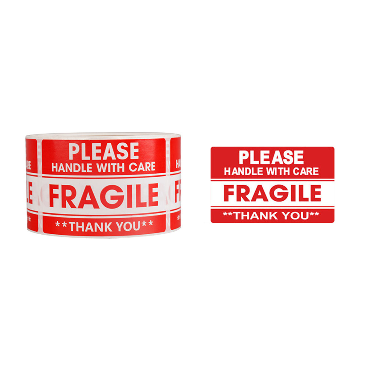 Fragile Sticker Labels 2 Rolls 1000pcs