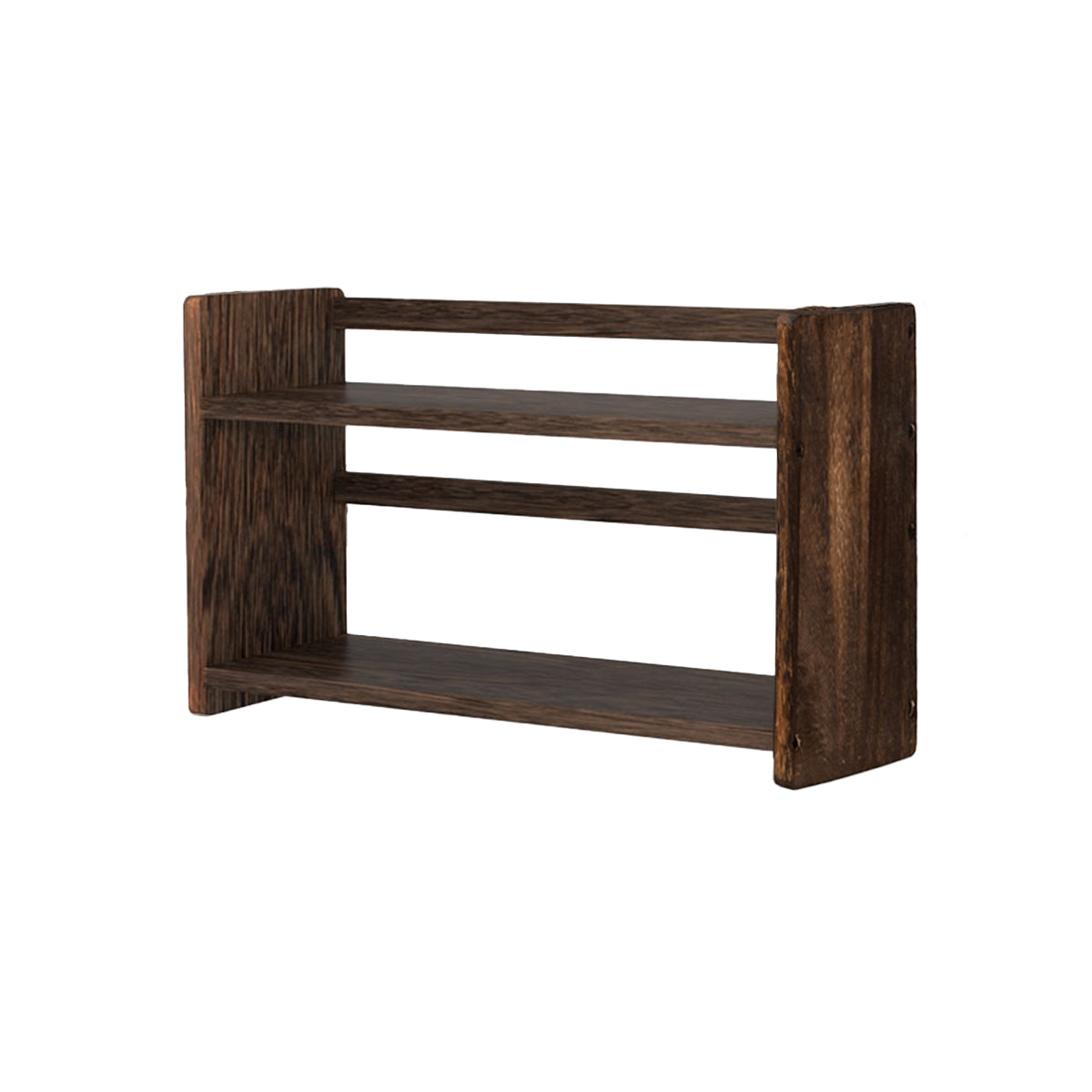 Solid Wood Movable Book Stand Desk Shelf Storage Decor