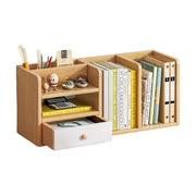 Office Desktop Rack Wooden Storage Organizer for Documents