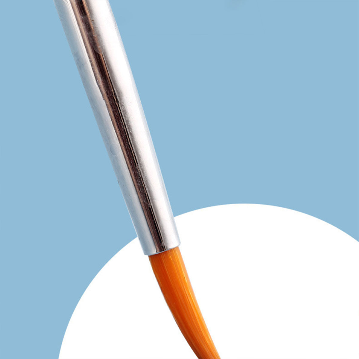 6 Pcs Detail Paint Brushes with Nylon Hair and Acrylic Rod