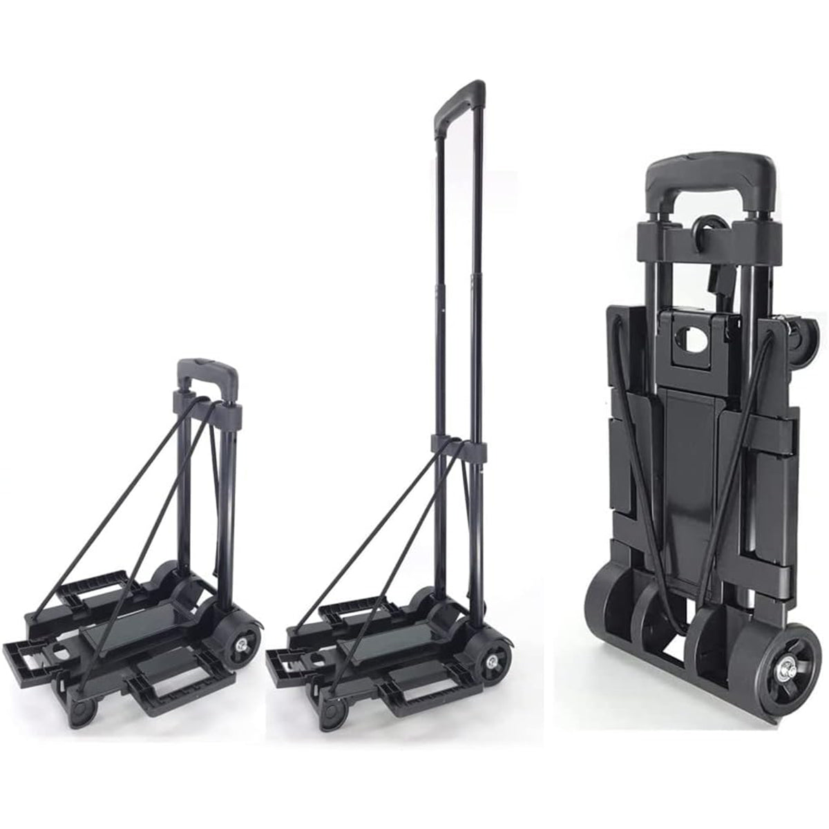 Foldable Shopping Trolley with Telescopic Handle