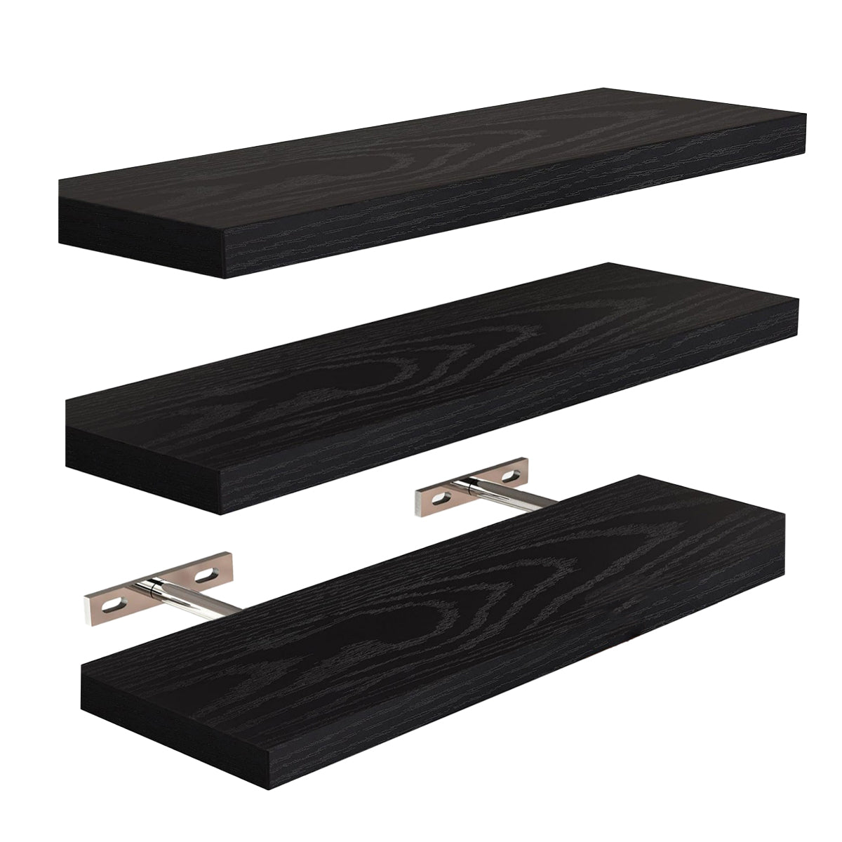 3pcs Wooden Wall Shelf Set for Home Decor