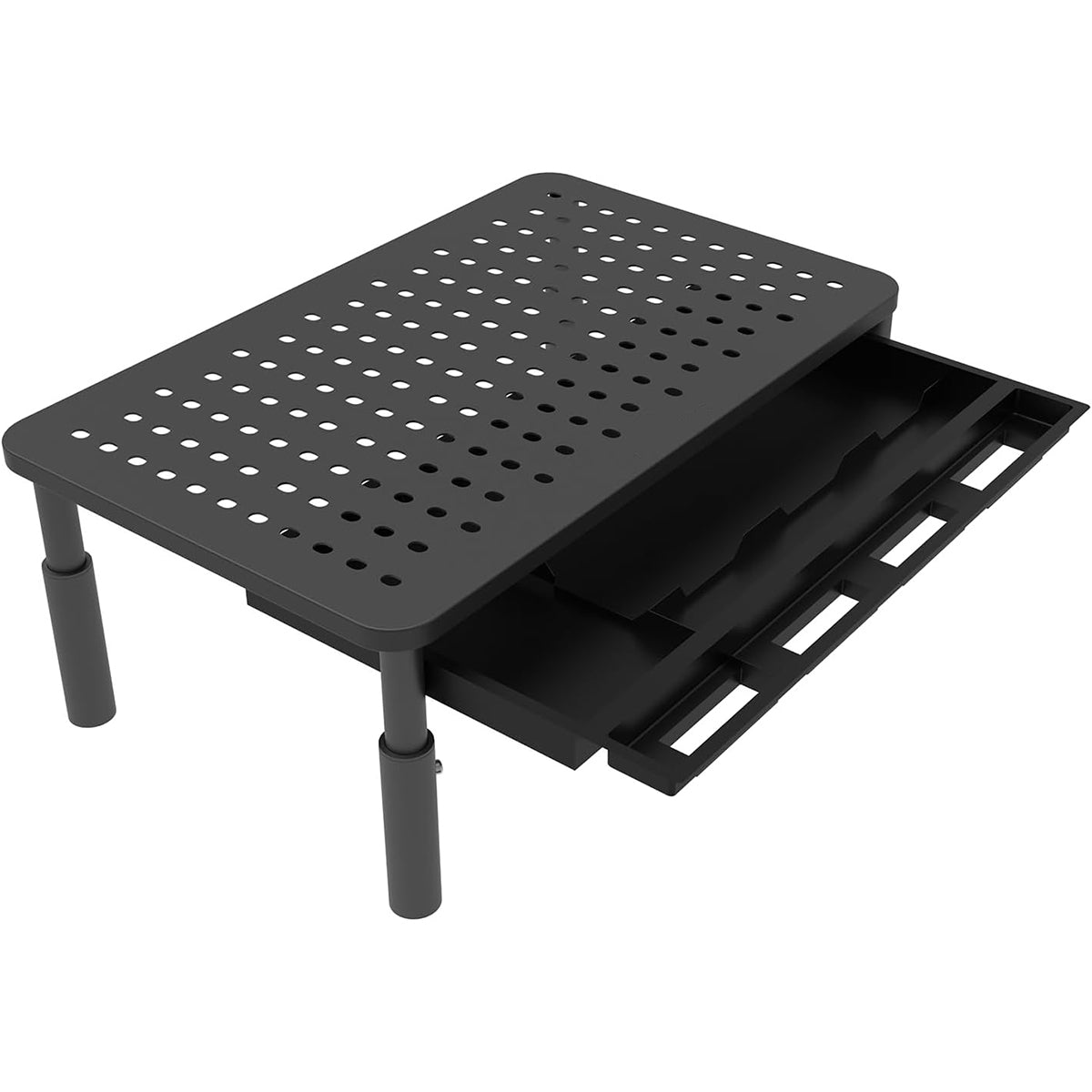 Aluminum Laptop Monitor Riser with 3-Level Height