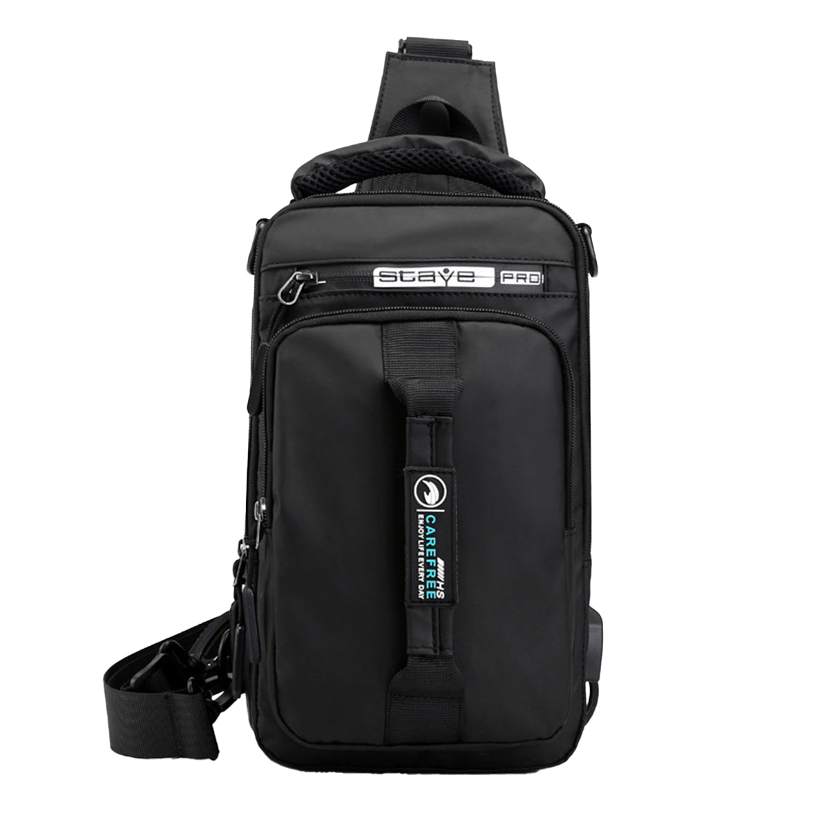 Multi-Function Shoulder Bag with USB Charging Port