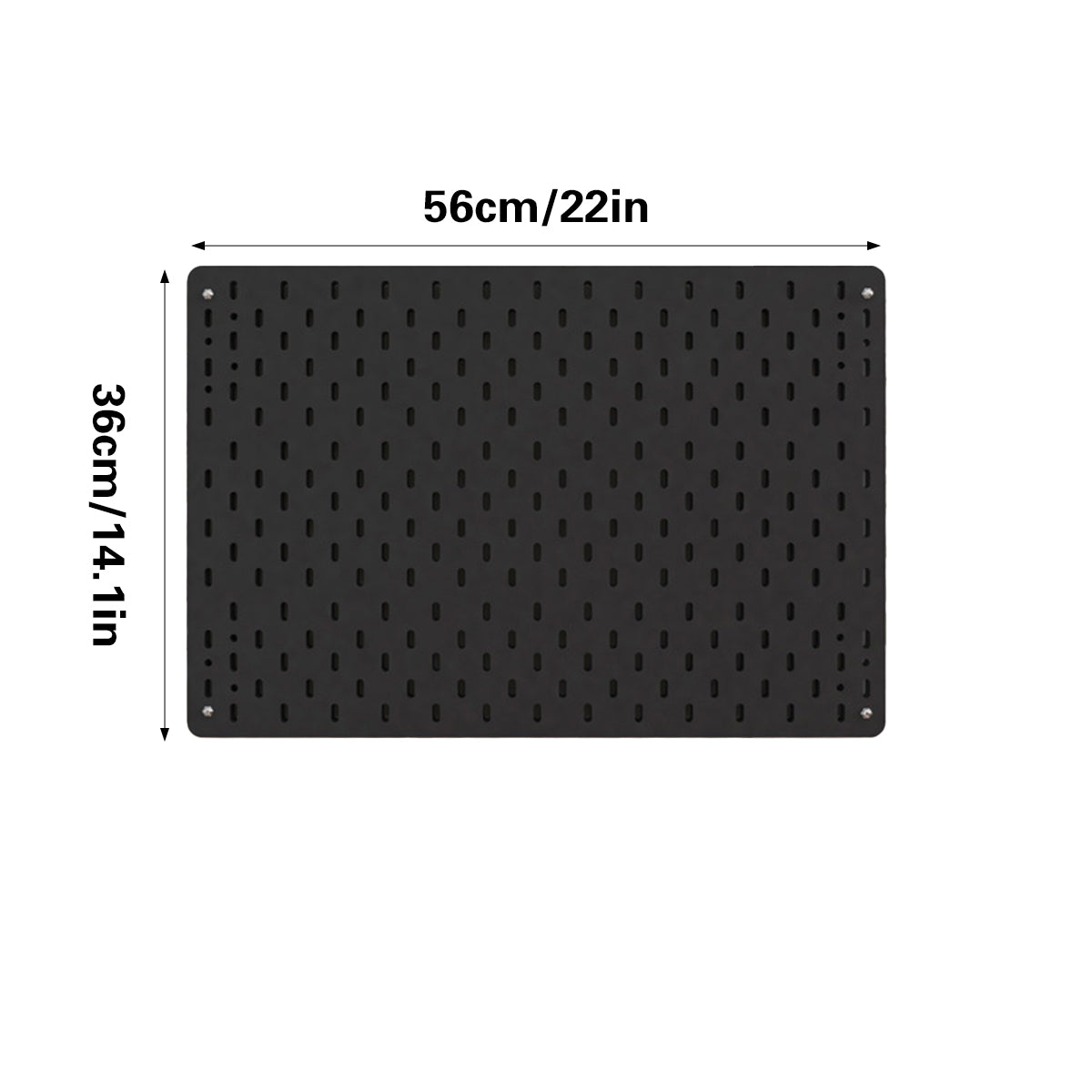 Acrylic Pegboard Wall Shelf for Home and Office