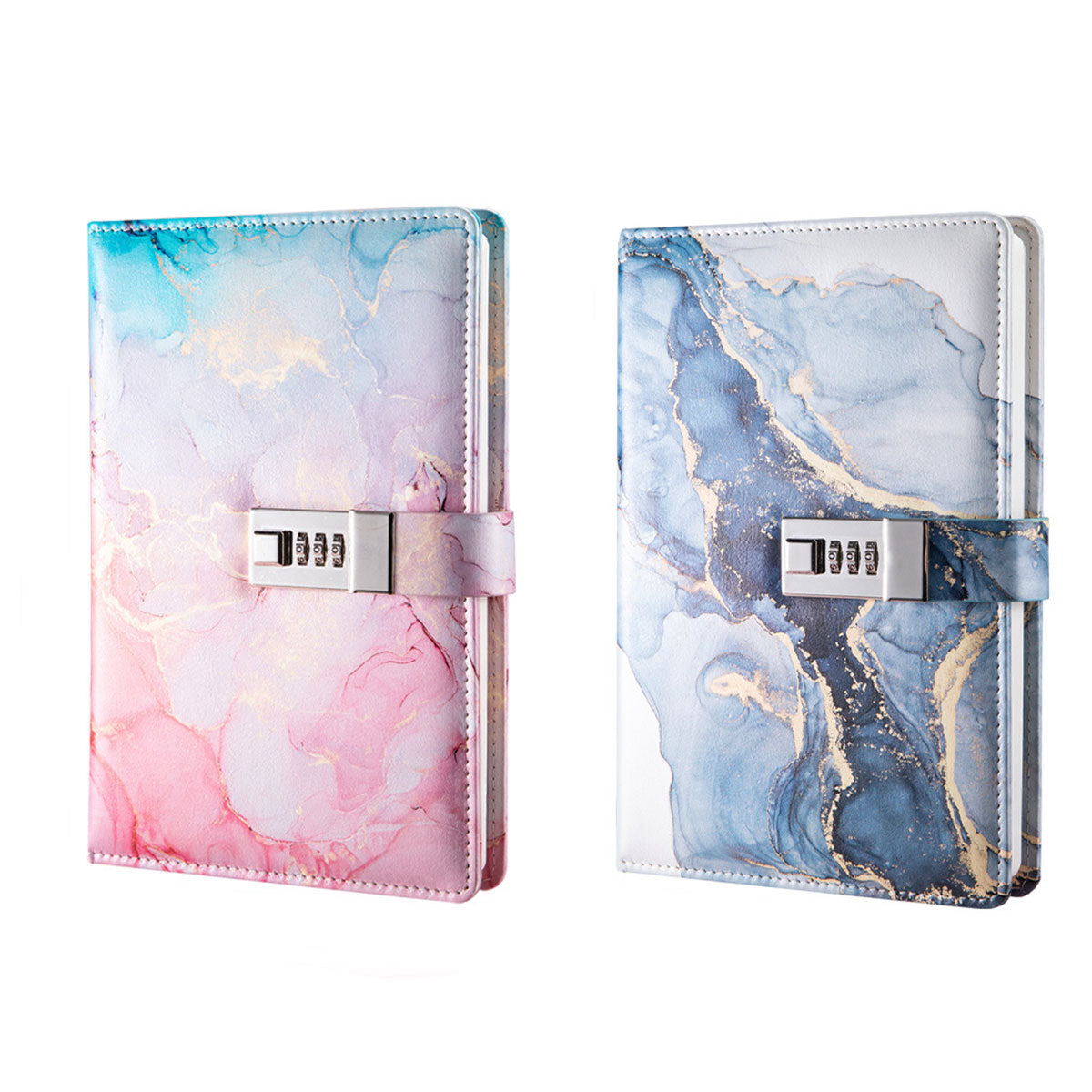 Lockable Password Notebook PU Cover for Planning