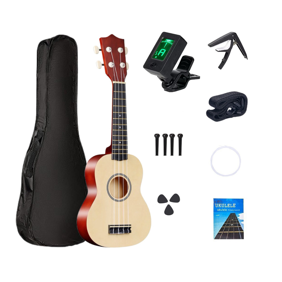 21 Inch Ukulele Starter Kit for Kids and Beginners
