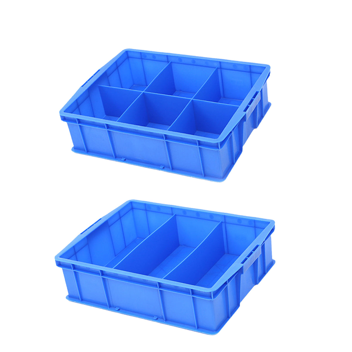 Plastic Storage Box with 3 or 6 Compartments