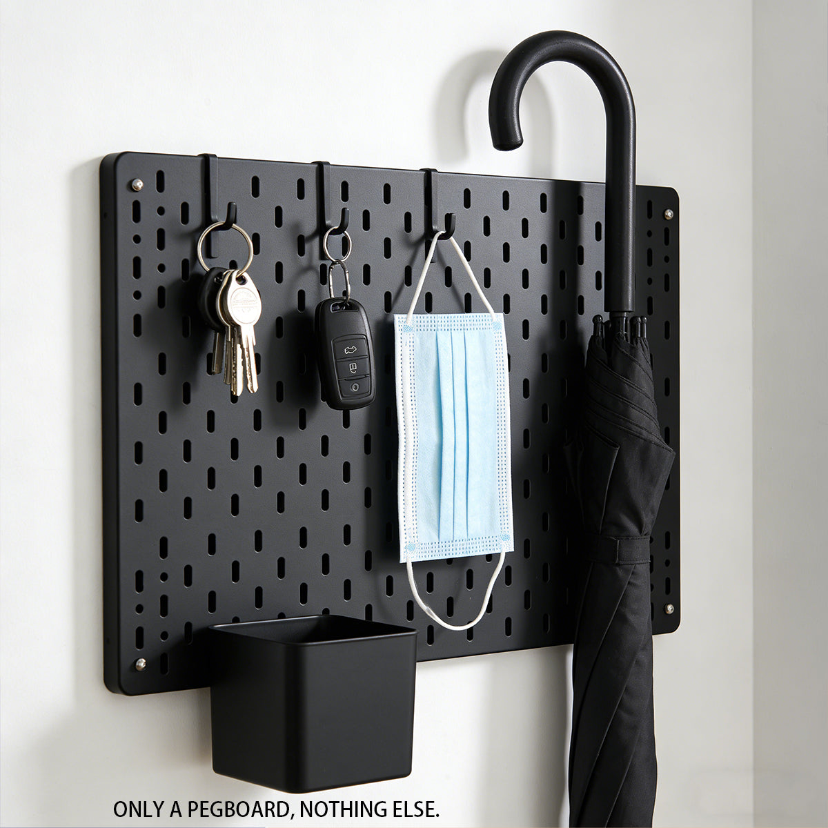 Acrylic Pegboard Wall Shelf for Home and Office