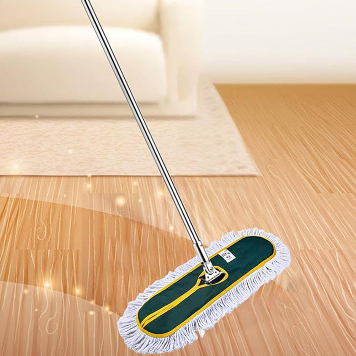 Extra Long Flat Mop with 180 Rotating Handle