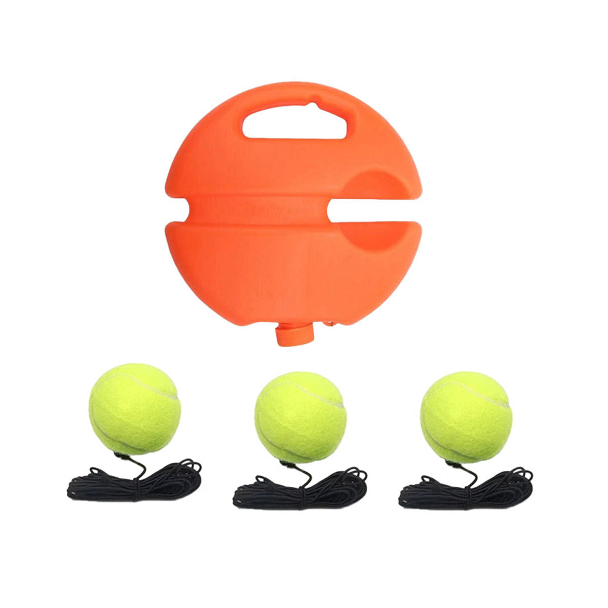 Tennis Trainer Rebound Ball with Elastic Cord Base